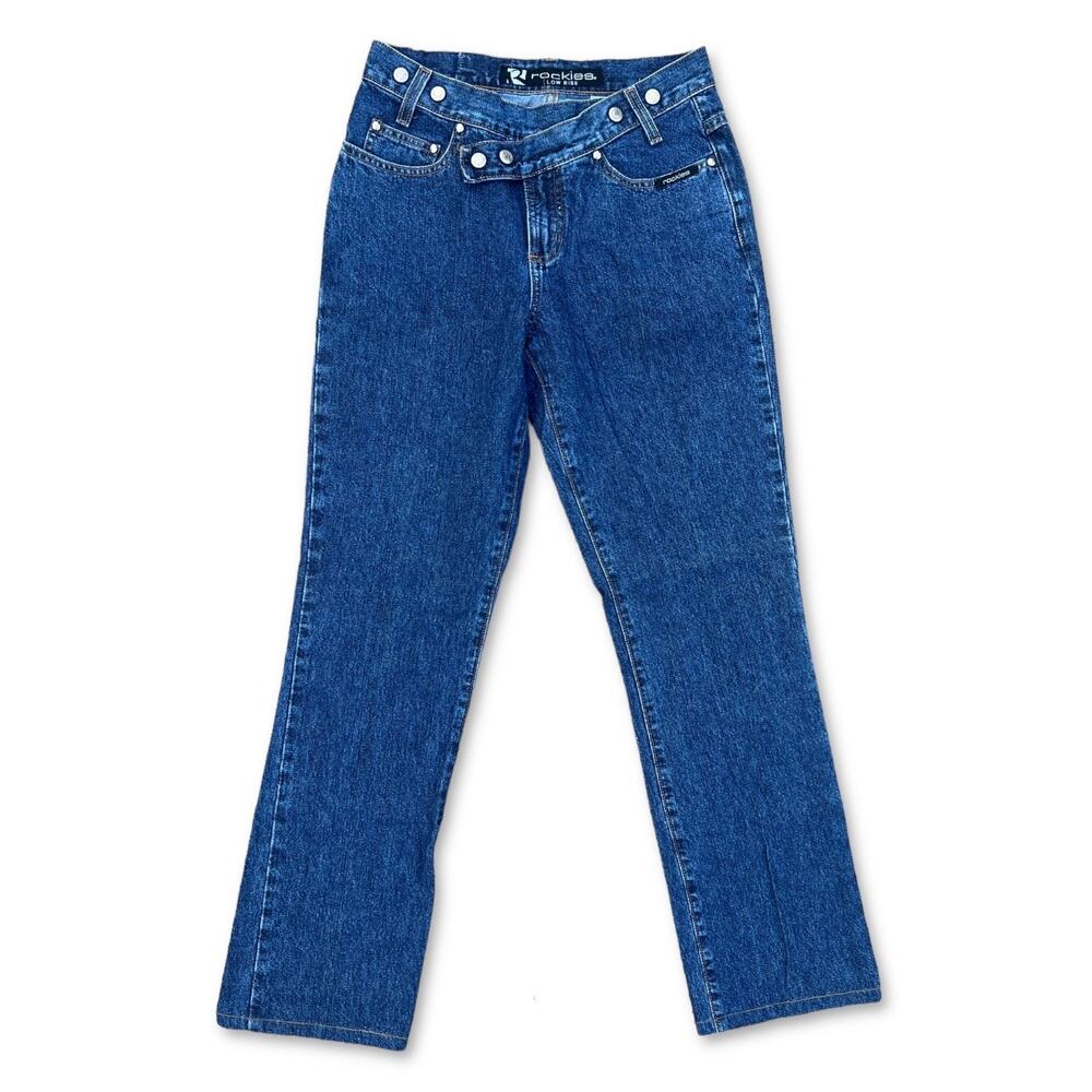 Y2K 2000s Low Rise‎ Rockies Western Blue Jeans | Size 27 x 30 |